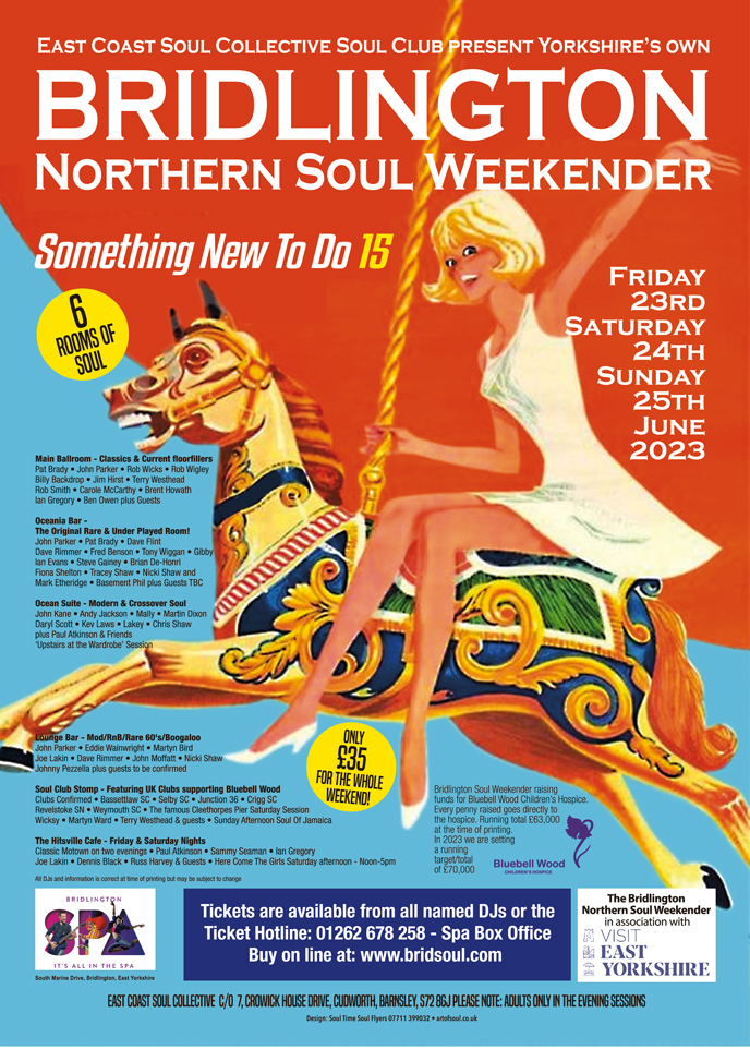 Events NorthernSoul45s.co.uk Worldwide Suppliers of Rare Soul Since